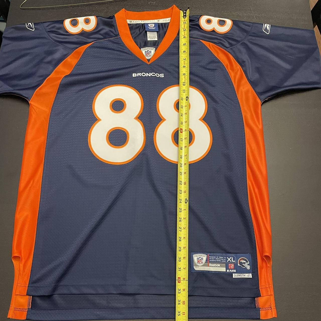 Vintage Denver Broncos Jersey #88 Tony Scheffler Men's Size 2XL Reebok NFL