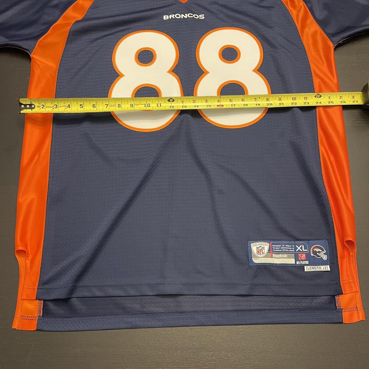 NFL Apparel Denver Broncos Football Jersey #88 Scheffler Reebok Throwback  XL