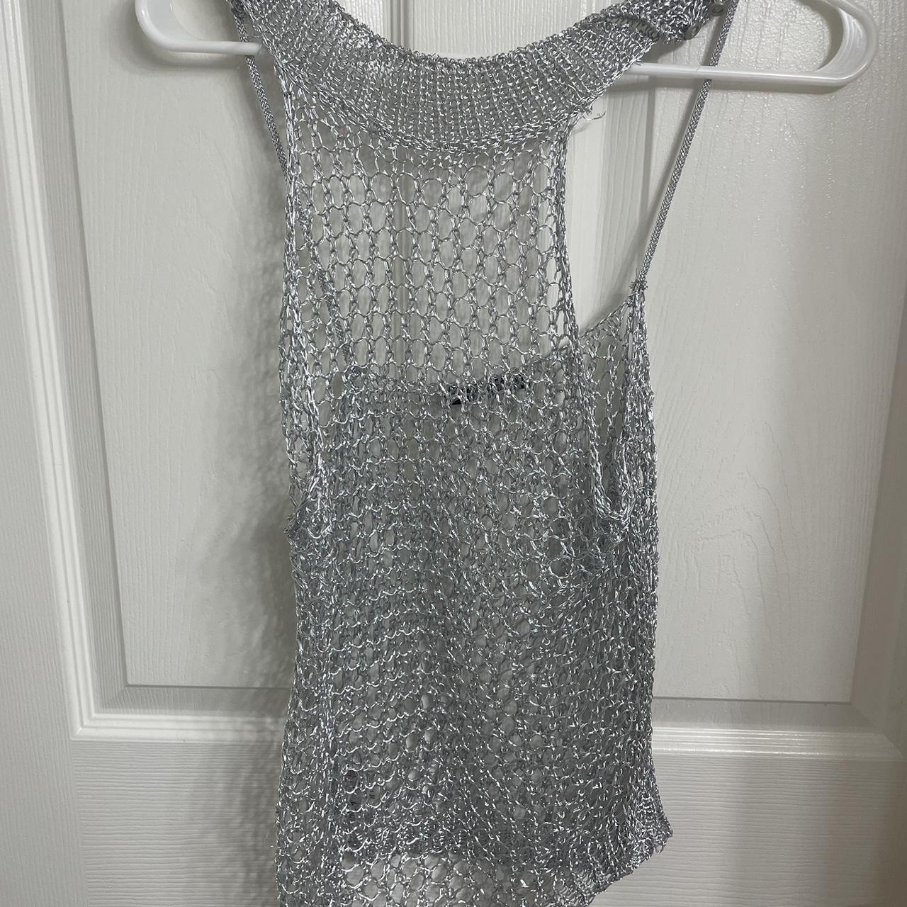 Nasty Gal Women's Grey and Silver Jumpsuit (3)