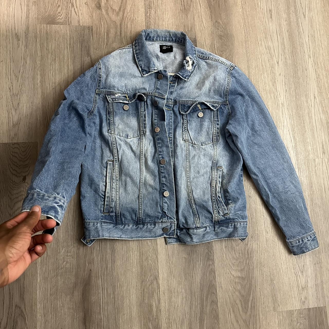 Denim forever 21 jacket Worn few times in great... - Depop