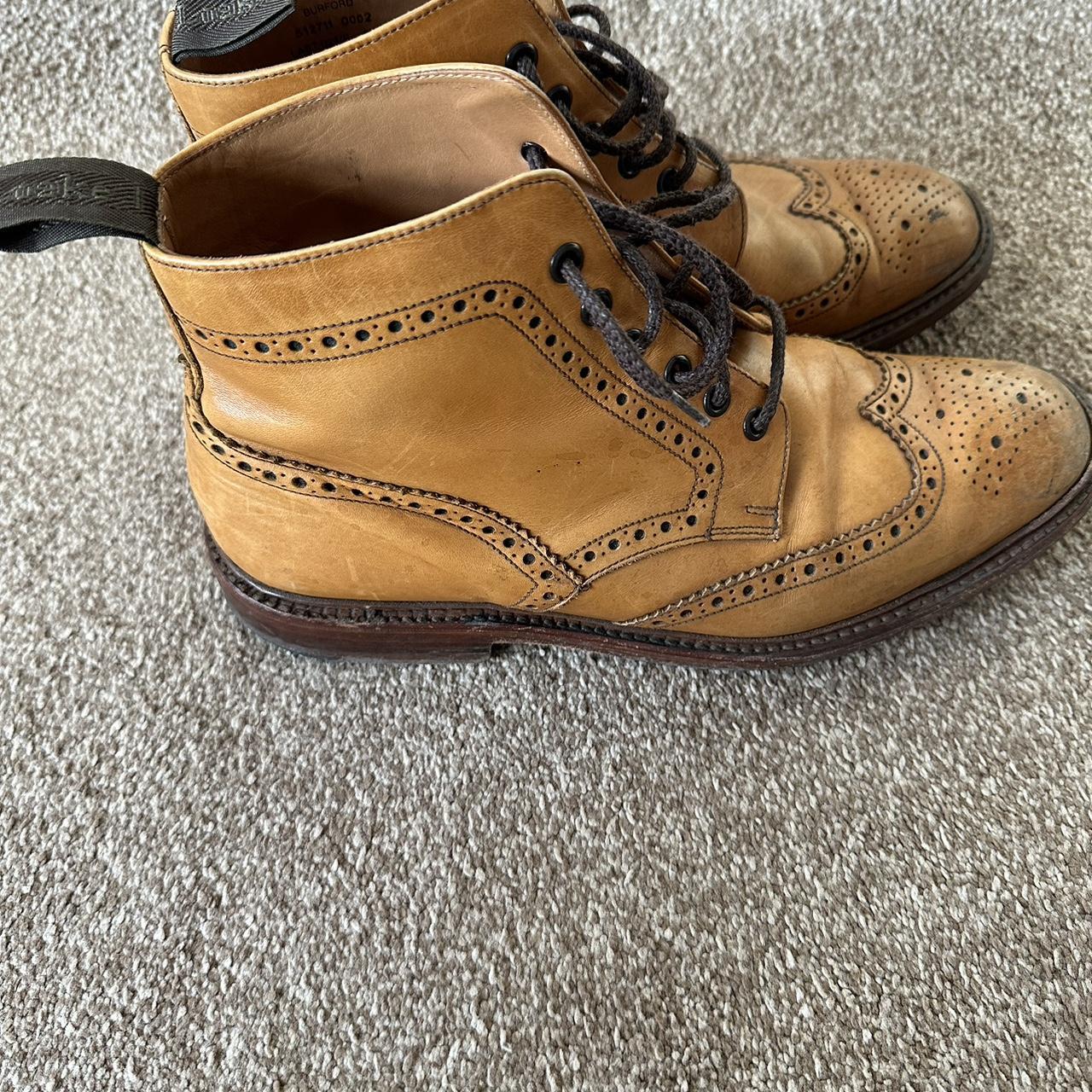 Loake burford size 9 ancle boots in good usable... - Depop