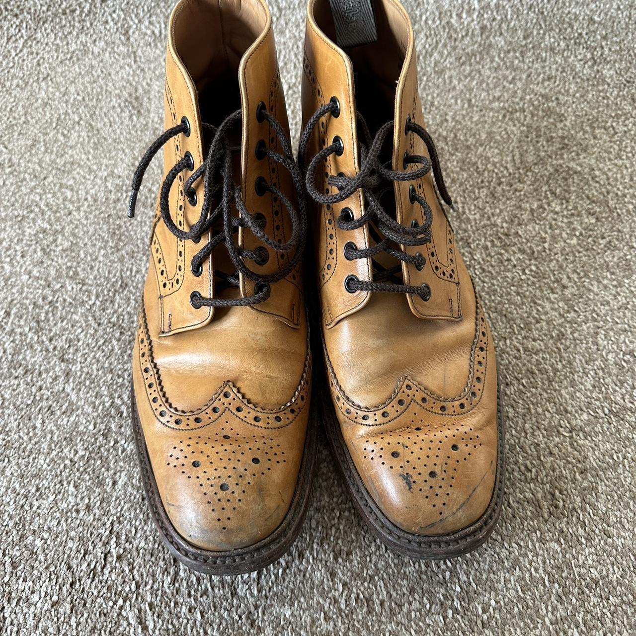 Loake burford size 9 ancle boots in good usable... - Depop