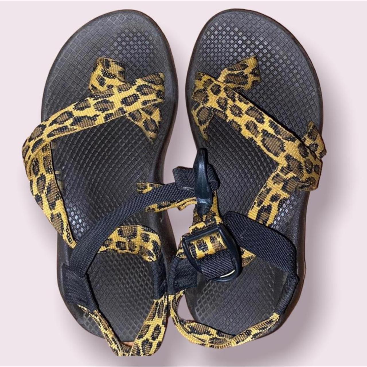 Chaco Z 2 Cloud Sandals Womens 5 Leopard Print