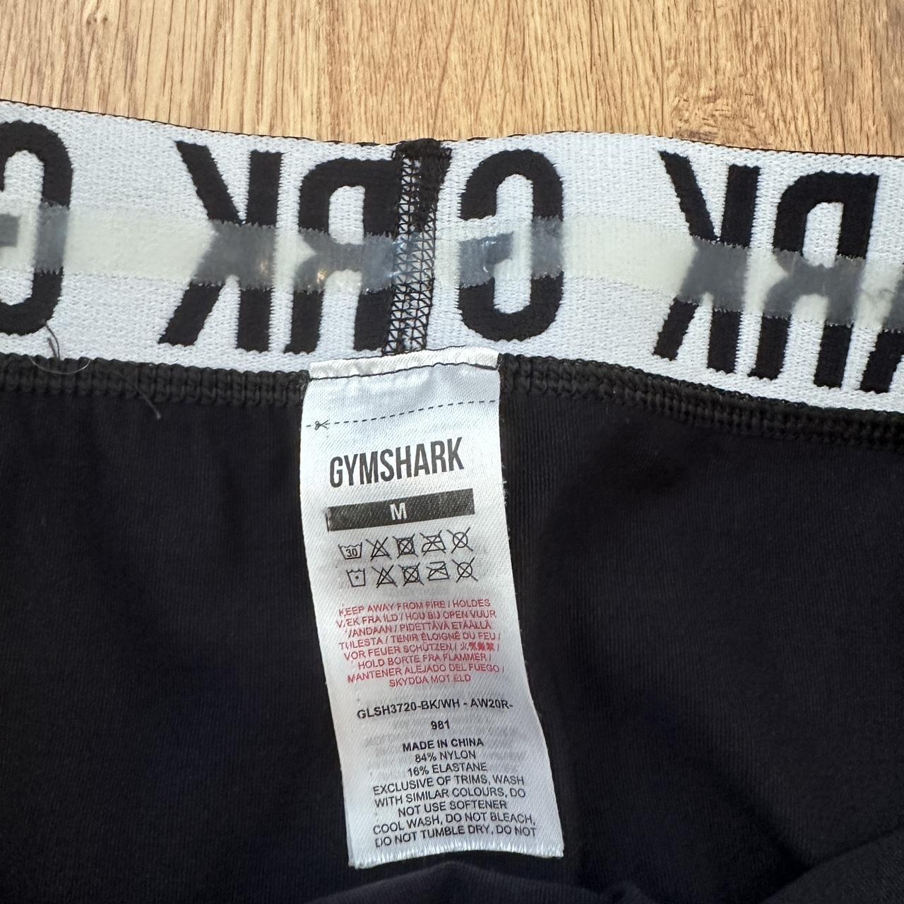GYMSHARK black biker shorts Super soft and - Depop