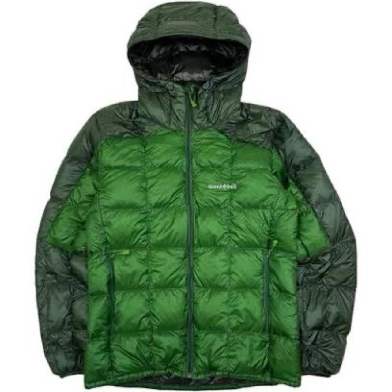 Green superior down parka mont-bell puffer -brand... - Depop
