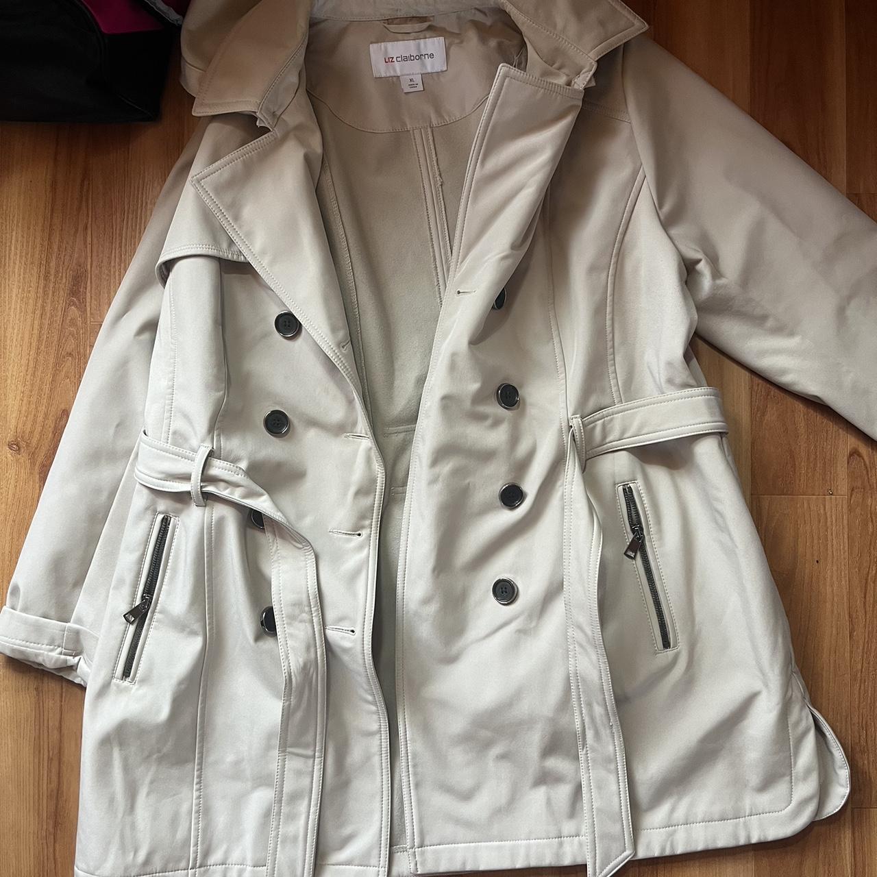 Liz claiborne deals trench coat