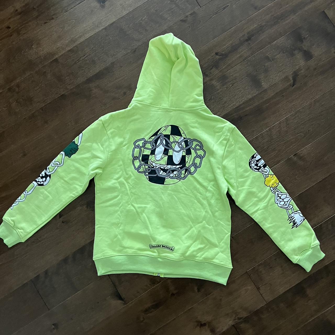 Chrome Hearts Matty Boy Green Zipup - Depop