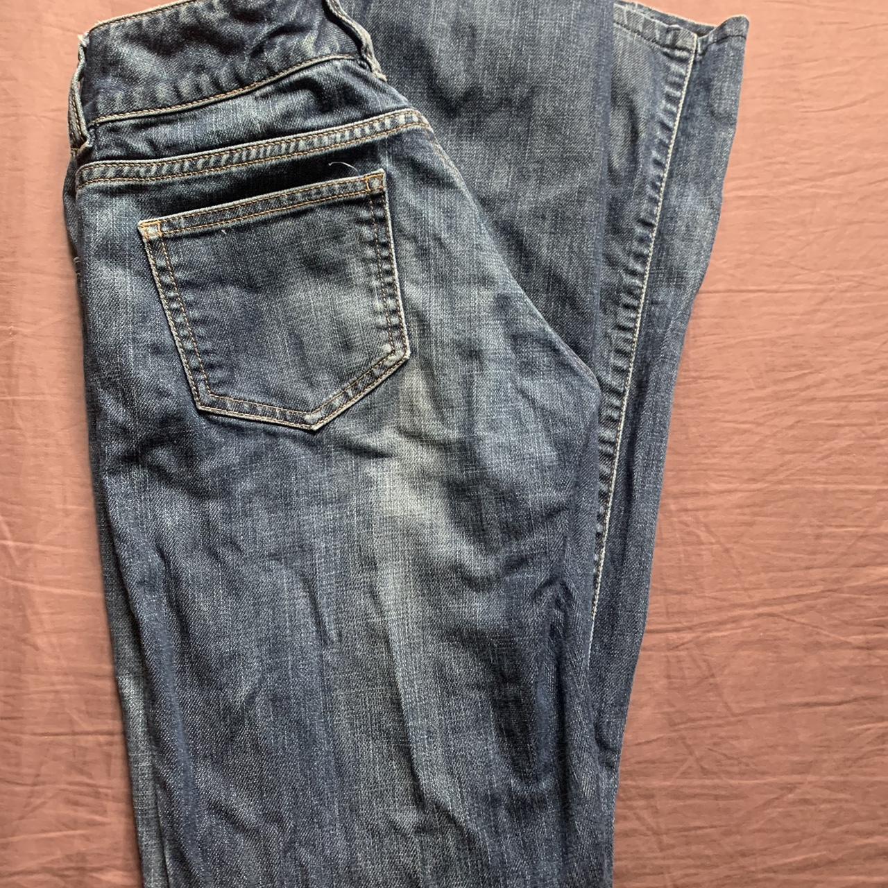 banana republic jeans fit super nice worn a few... Depop