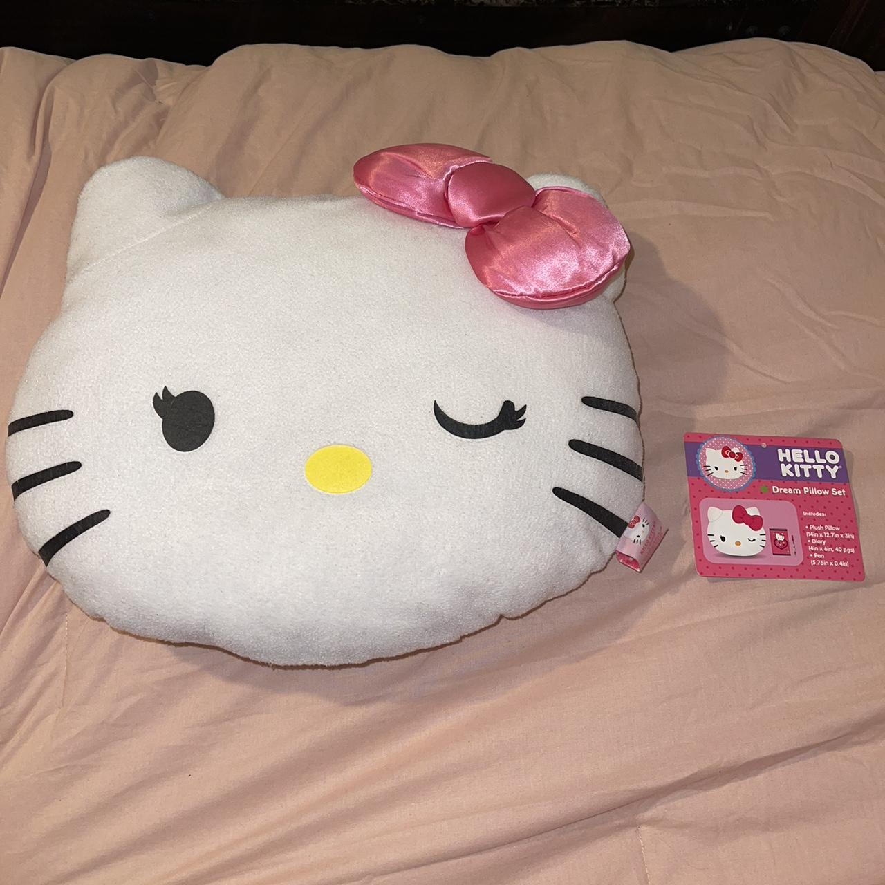 Hello kitty plush/pillow with hello kitty’s face.... - Depop