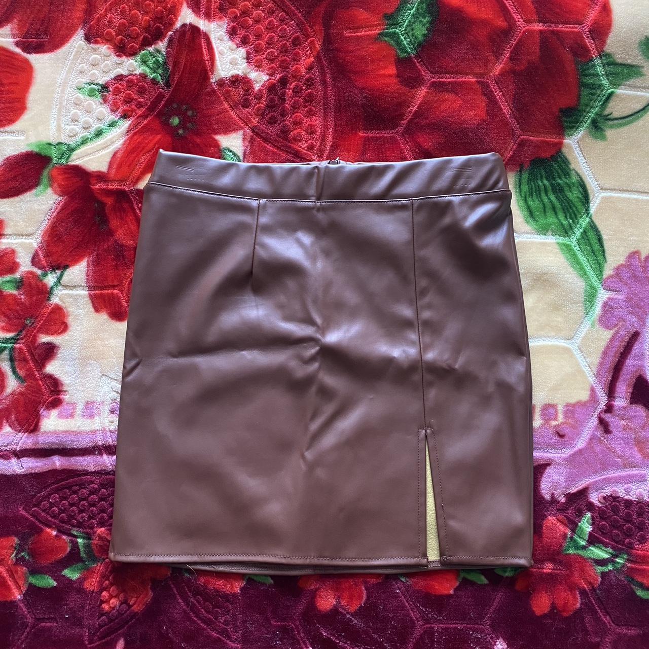 Leather skirt rue clearance 21