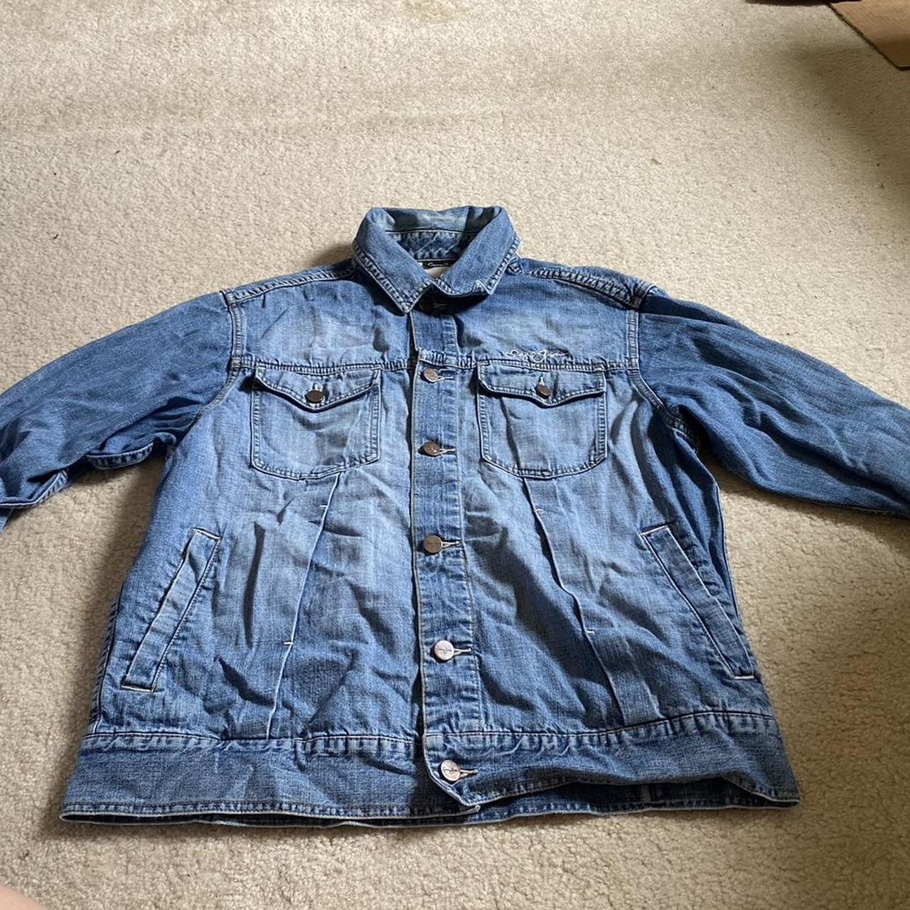 Sean John Denim Jacket🩵 -great condition -has 2 | Depop