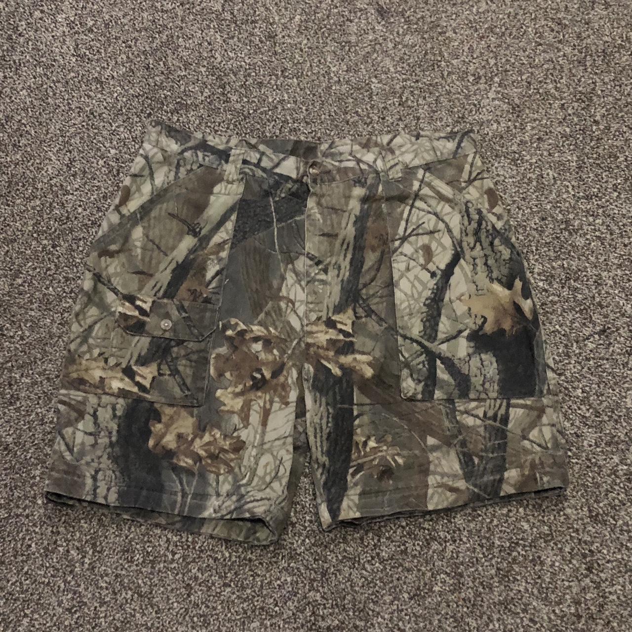 Wrangler Rugged Wear camo jorts - Depop