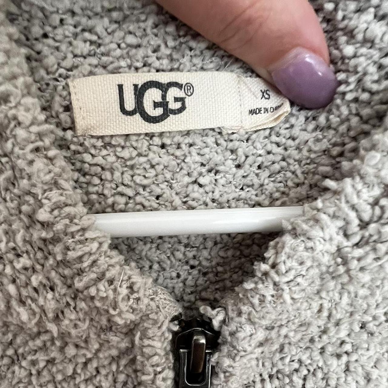 Slightly loved Ugg zip up and hooded sweatshirt!... - Depop