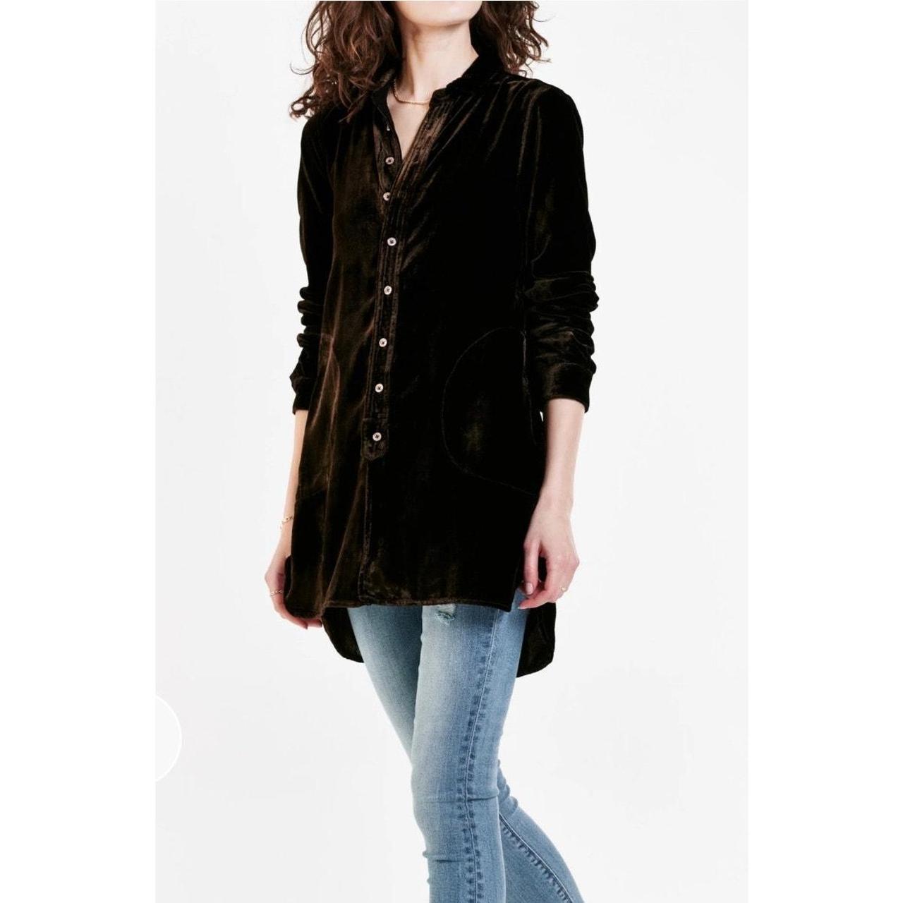 Source Unknown Women's Blouse - Brown - M – Butto… - image 1