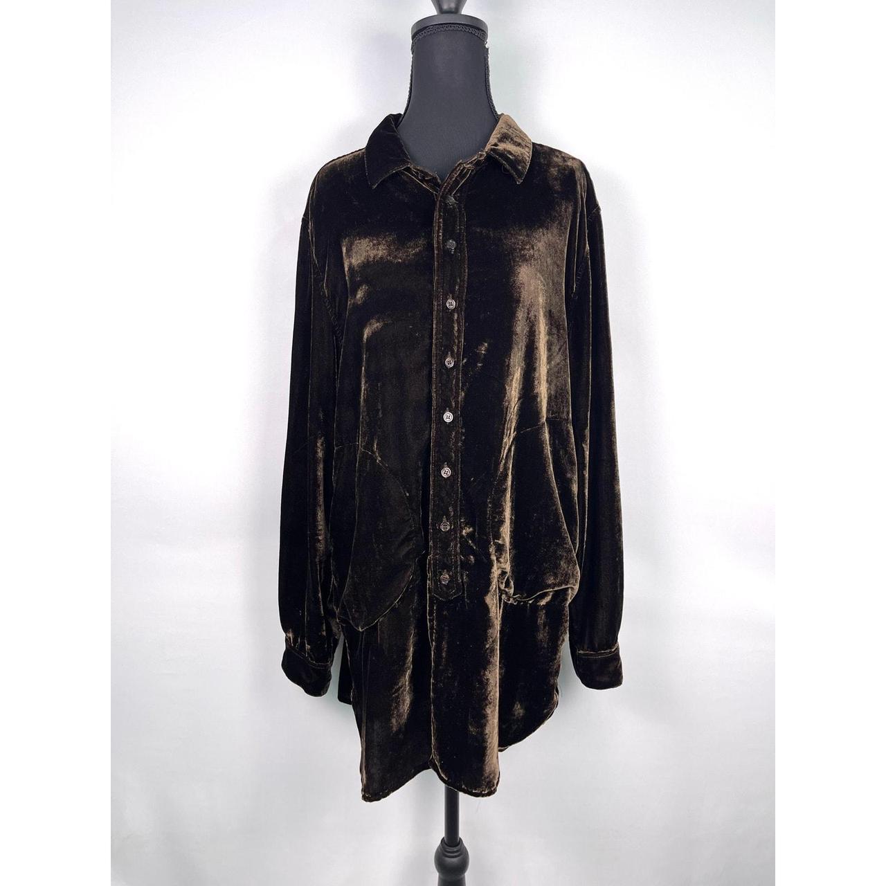 Source Unknown Women's Blouse - Brown - M – Butto… - image 3