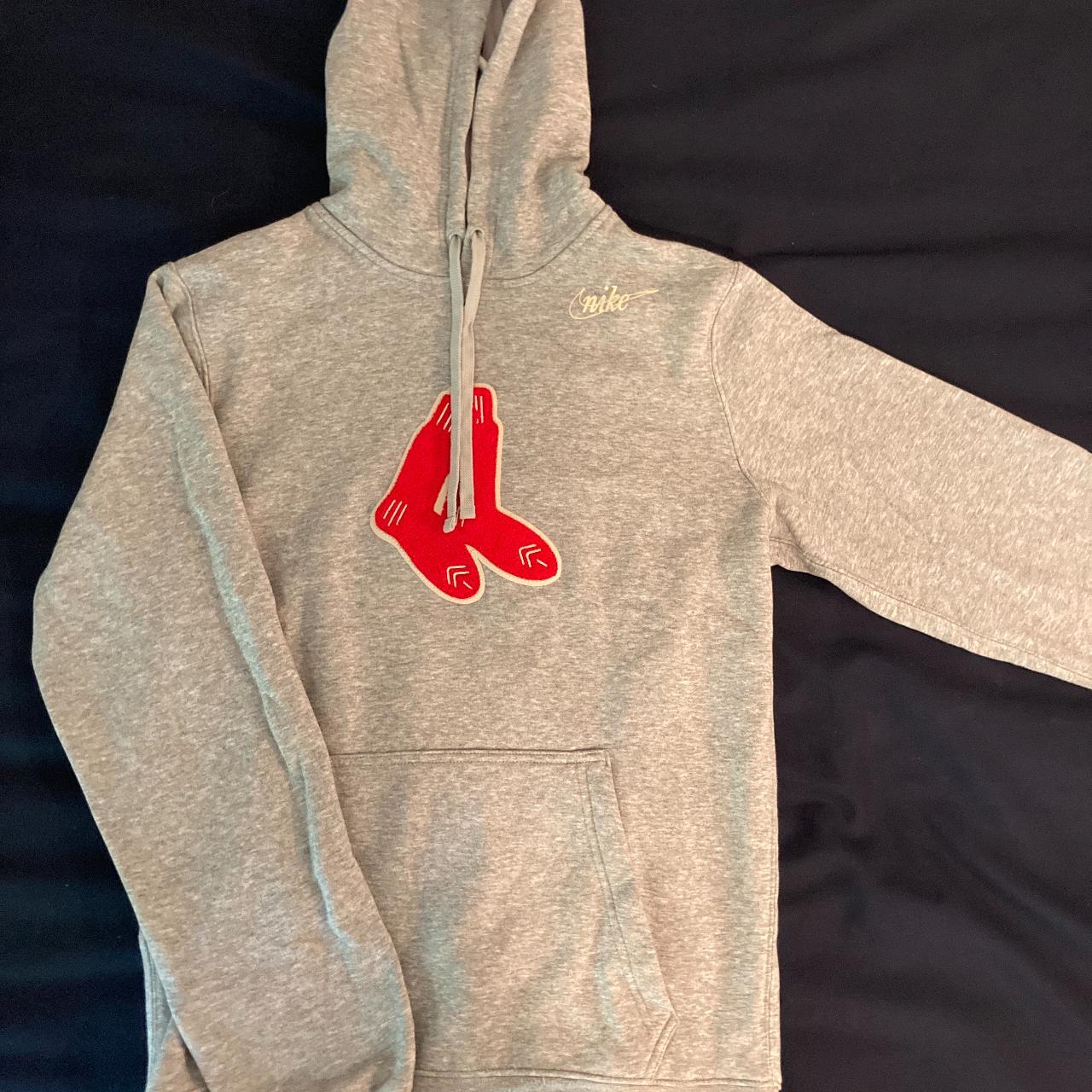Nike Boston Red Sox Hoodie, Grey - S