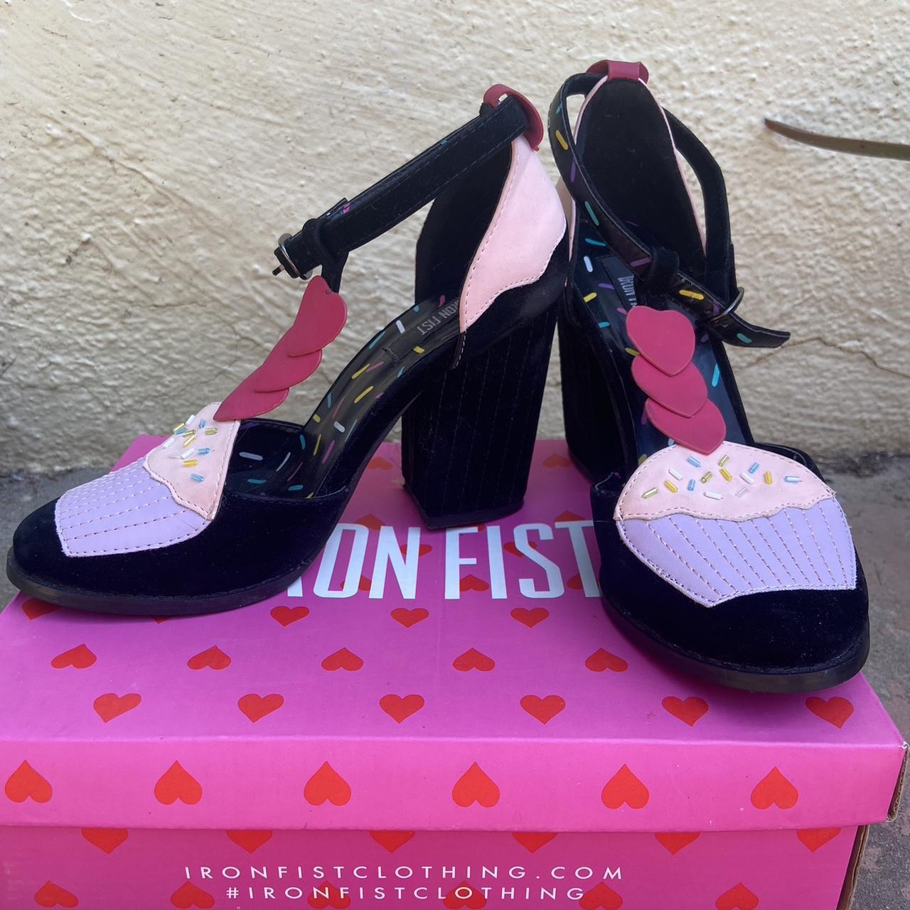 Iron Fist Women's Black and Pink Footwear (3)