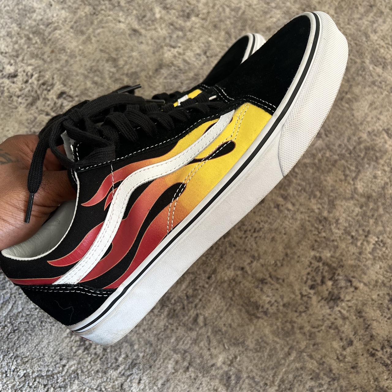 Vans old discount skool flame chile