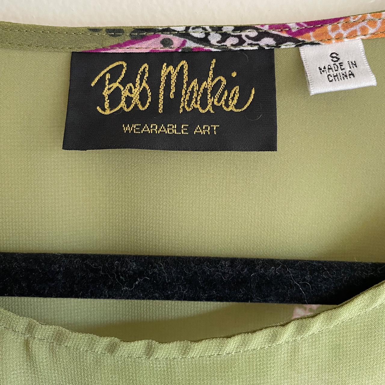 Bob Mackie Women's Blouse - Green - M – Bob Macki… - image 5