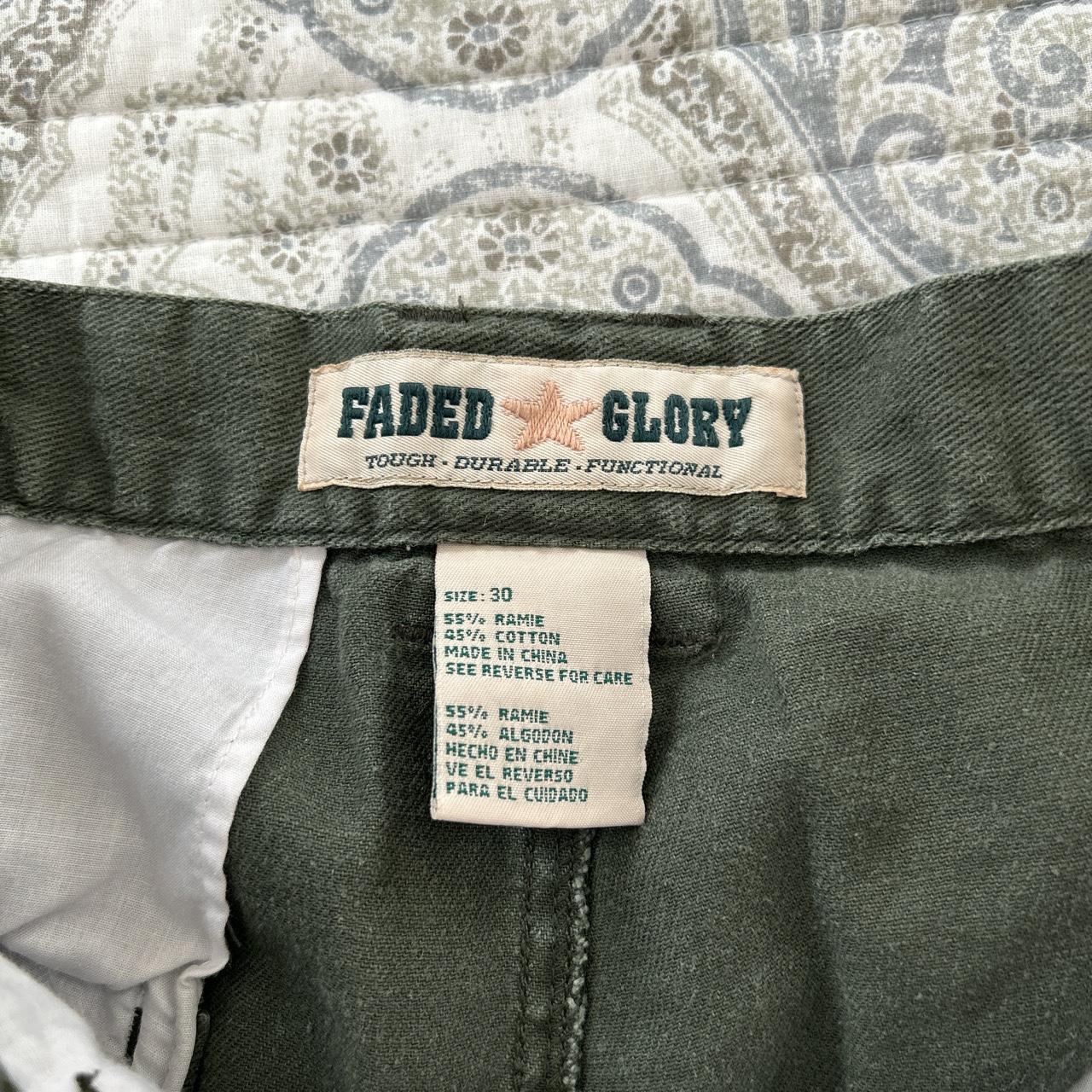 Faded Glory Cargo Shorts Size: 30W Color: Dark... - Depop