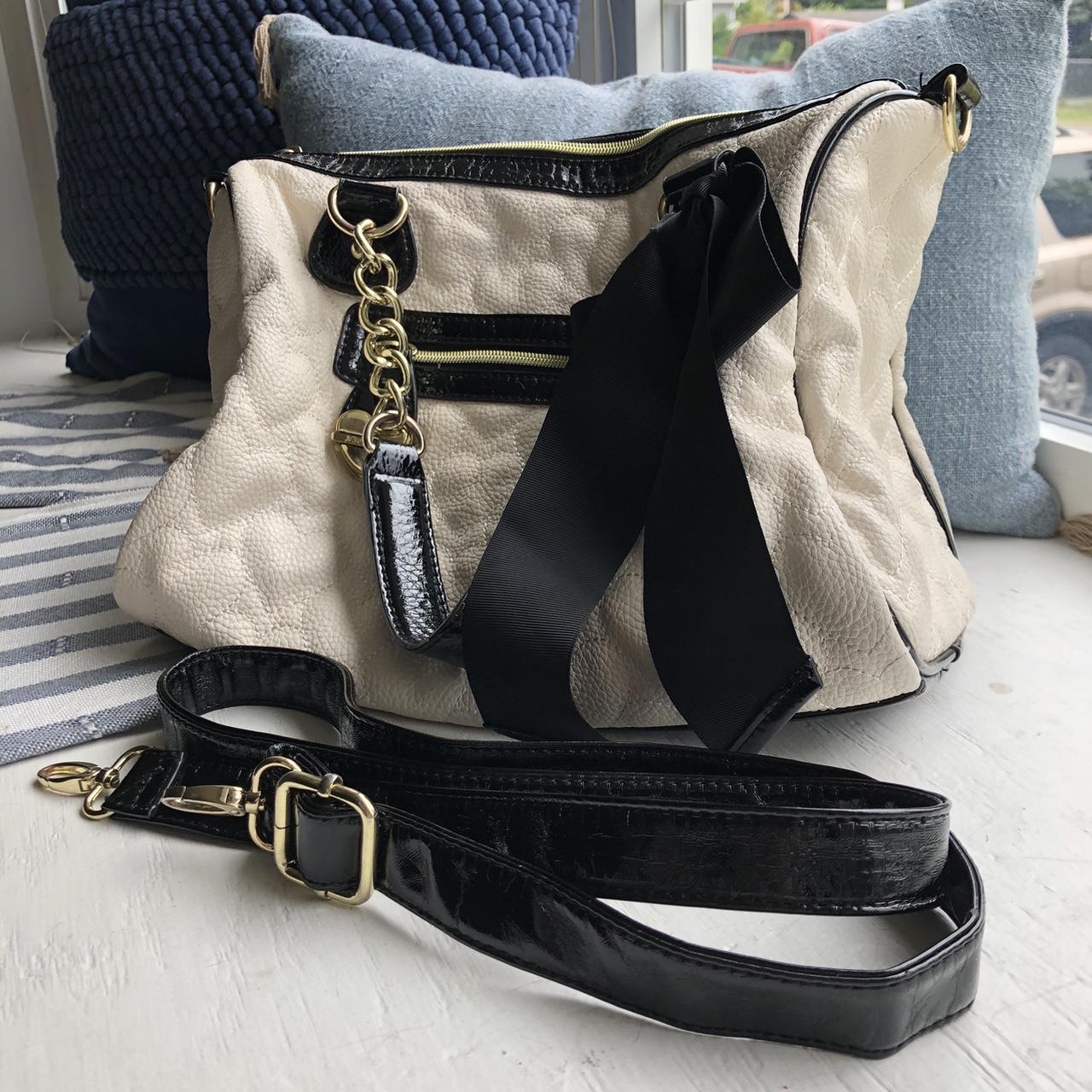 betsey johnson quilted heart bag