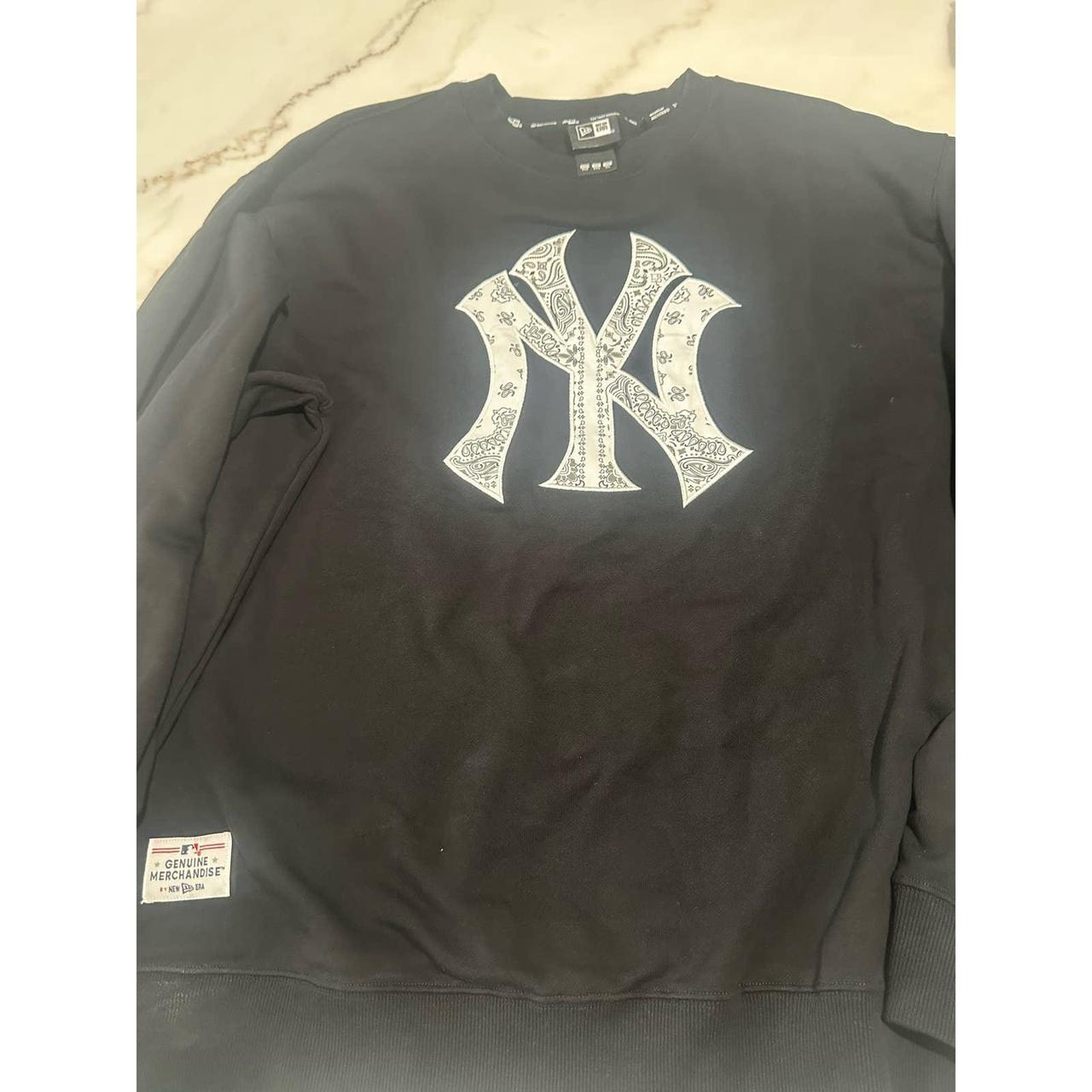 New Era Mens Yankees Paisley T-Shirt - Black Size XL