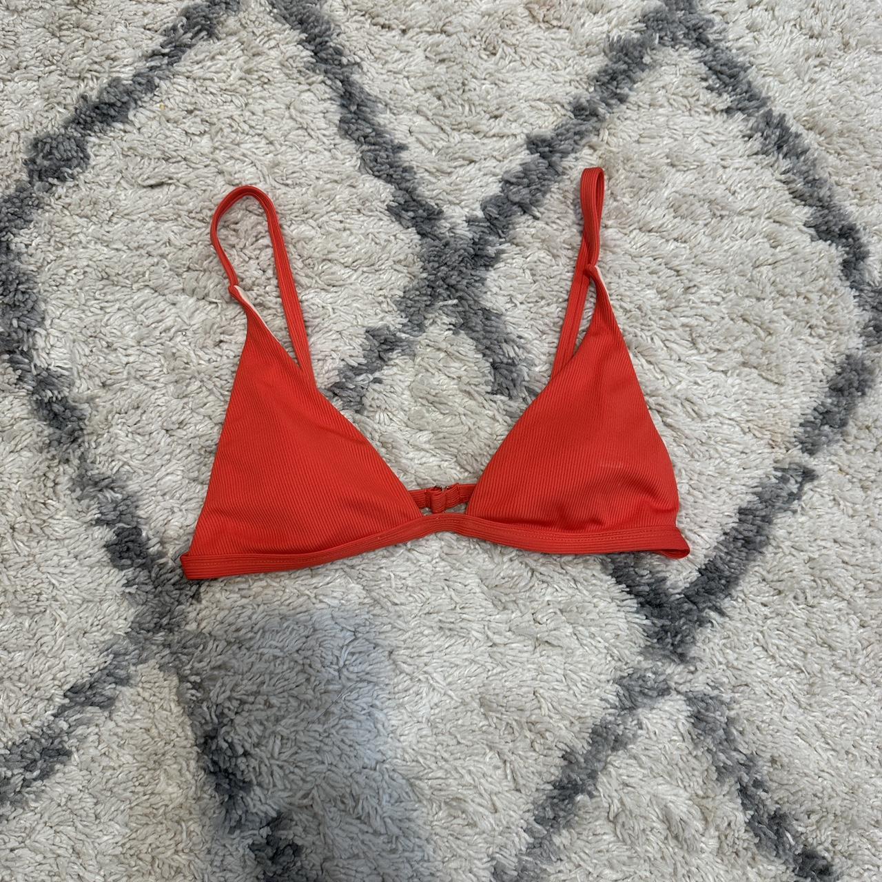 Pacsun red bikini top So flattering on the chest... - Depop