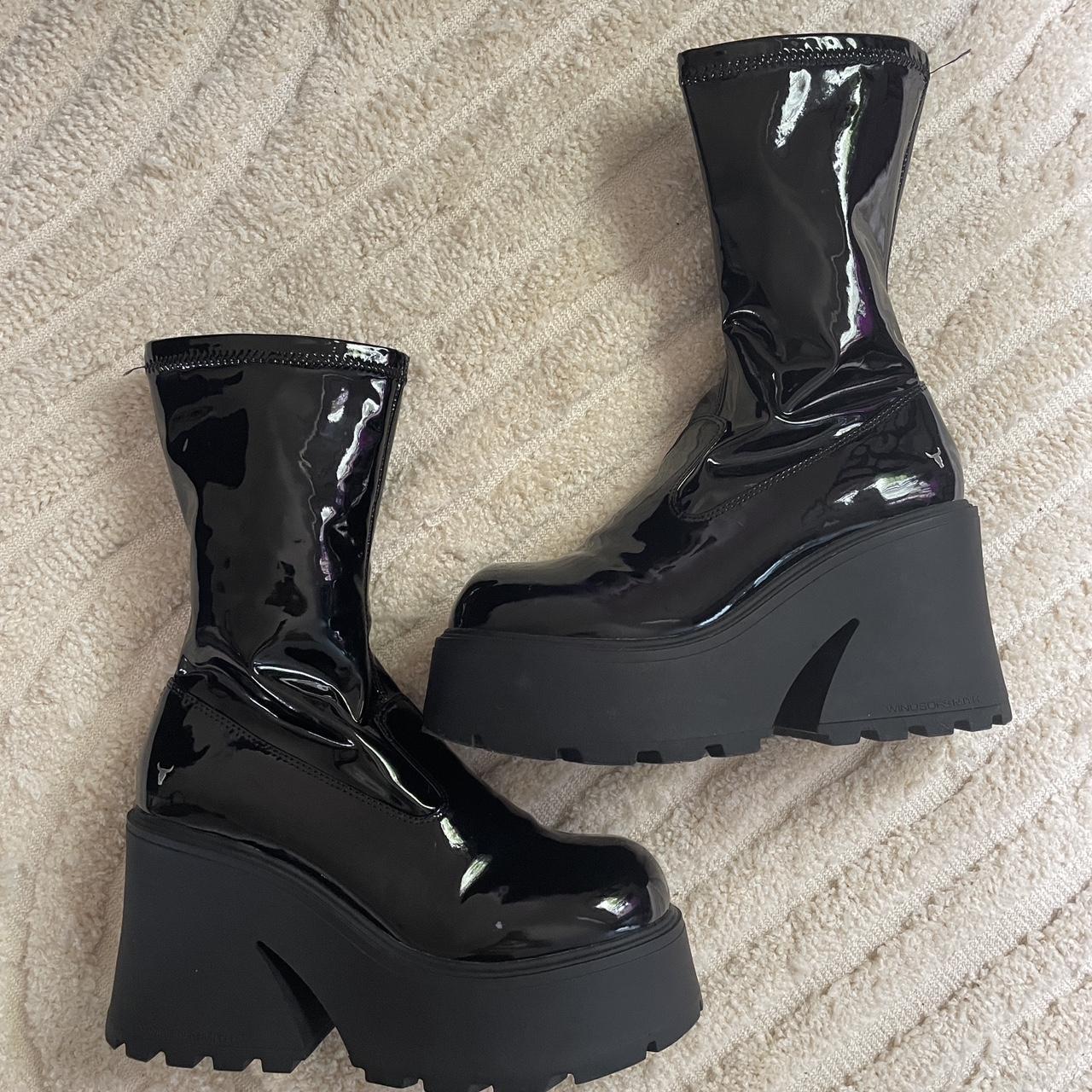 Windsor Smith mid calf platform boots! 🎀FREE... - Depop