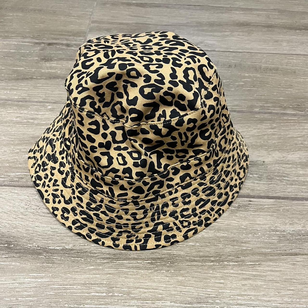 pacsun brandy melville cheetah print bucket hat