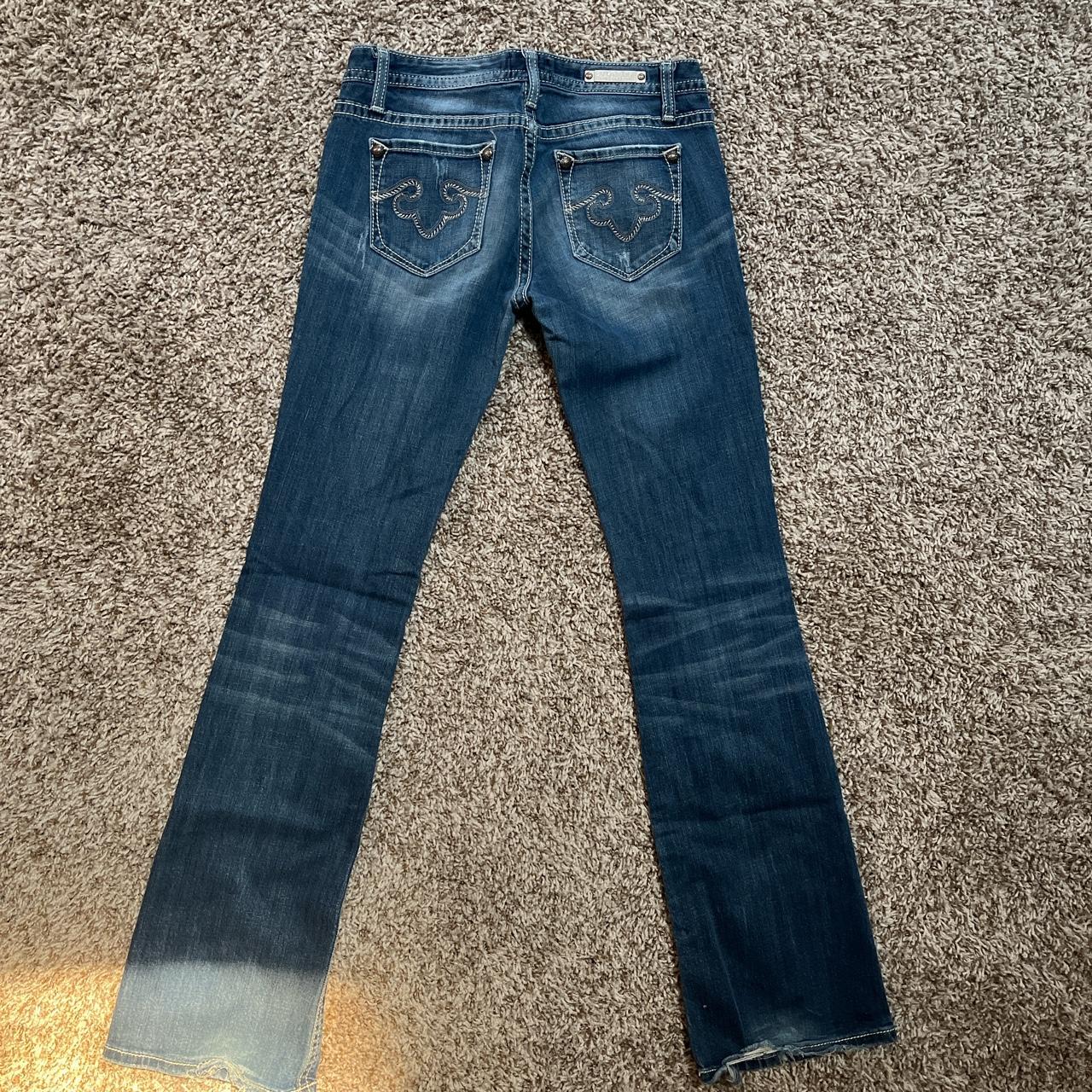 Adorable Low Rise Bootcut Jeans🎀 No Damage All... - Depop