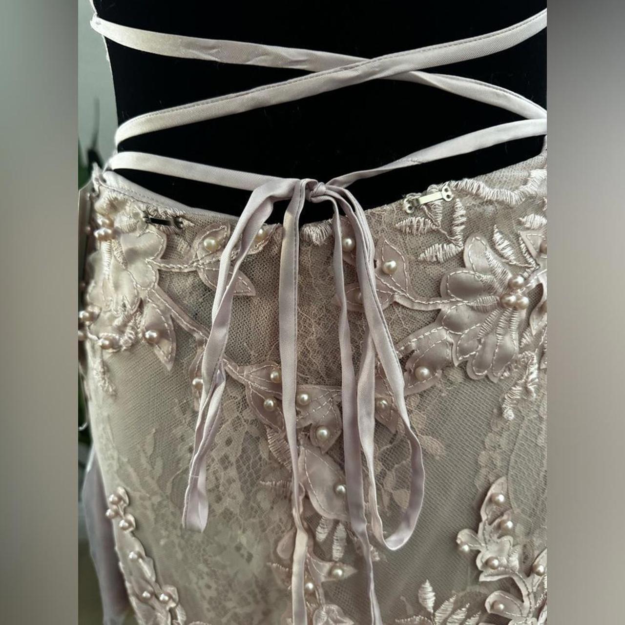 LONG GOWN IN BLUSH PINK NEW WITH... Depop