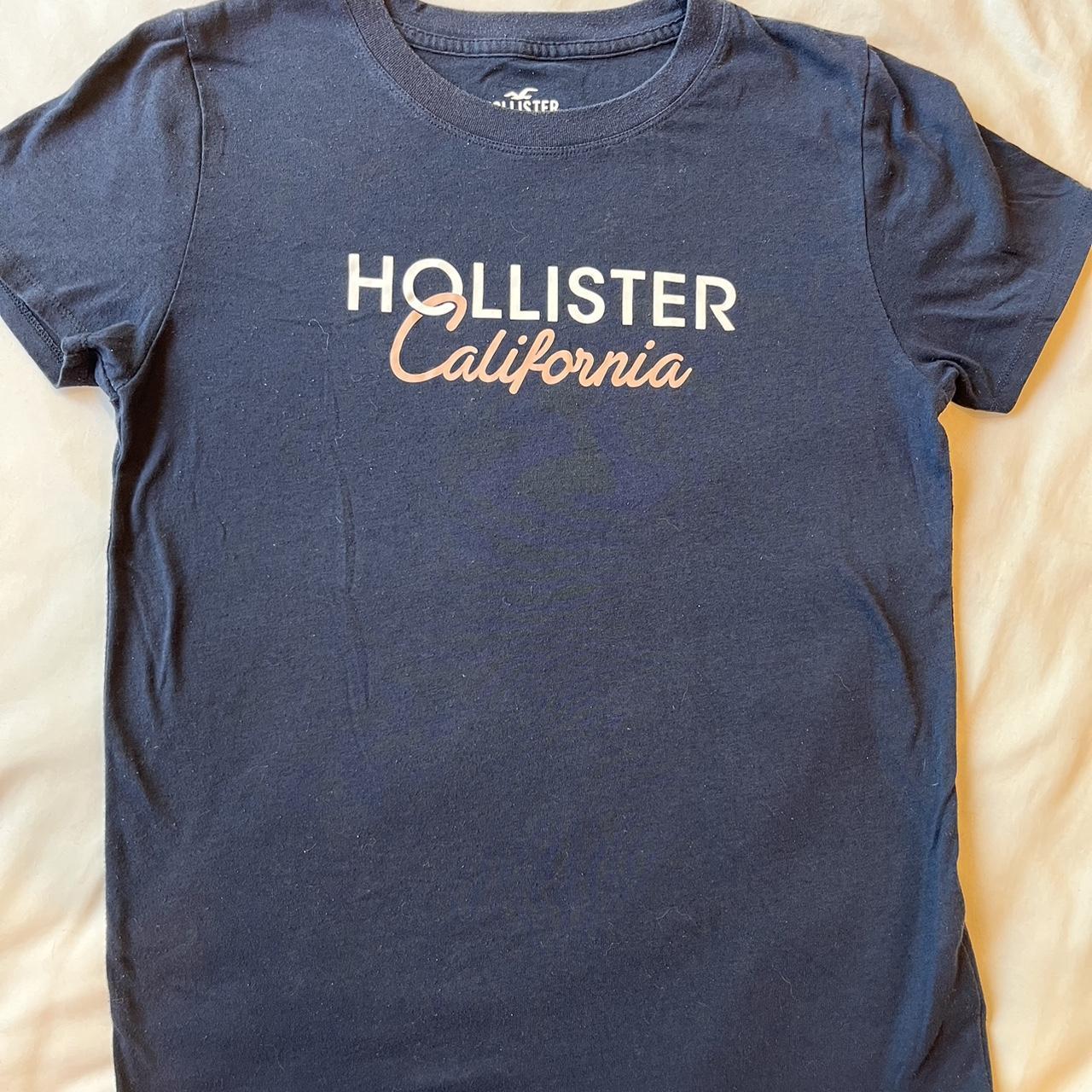 Hollister navy shop blue shirt