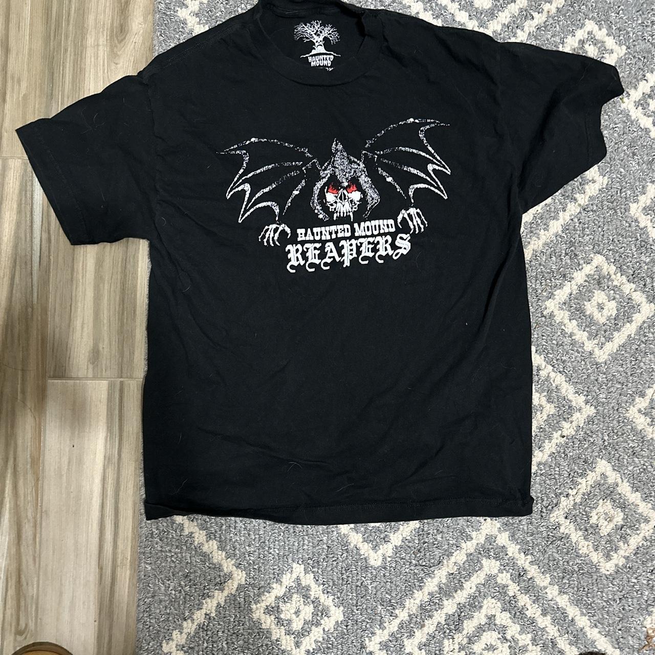 SEMATARY HAUNTED MOUND REAPERS MERCH SHIRT !! DEPOP... - Depop