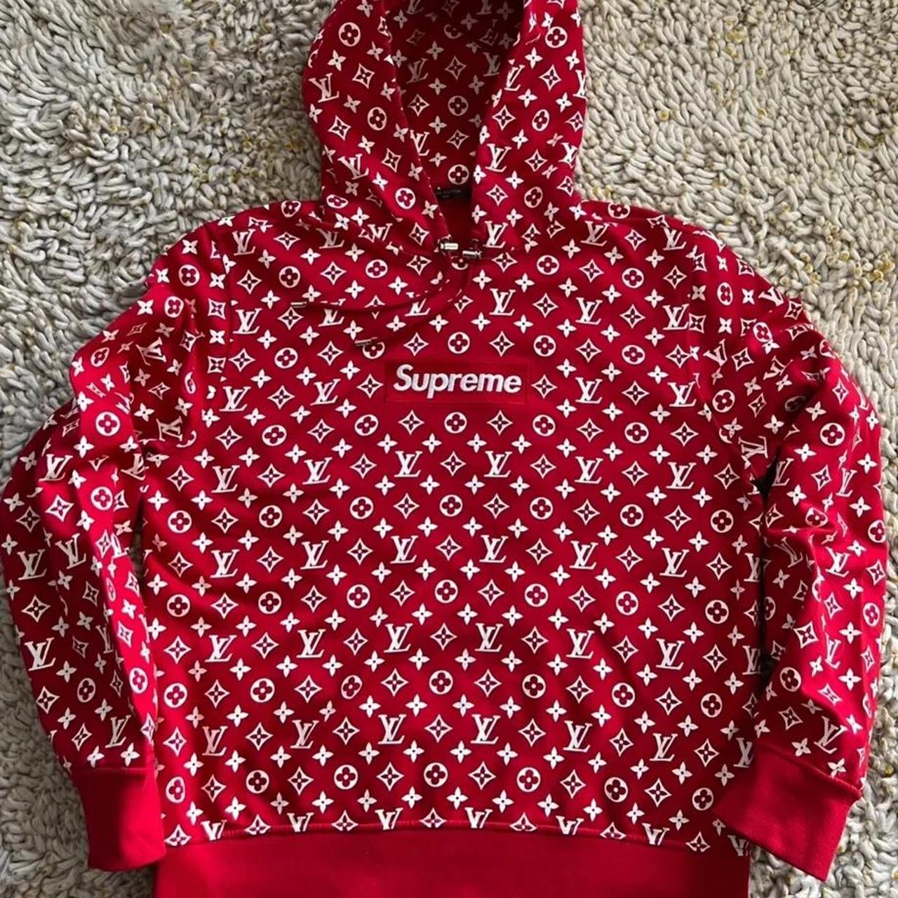 Supreme X Louis Vutton Hoodie -Auethentic -Brand... - Depop