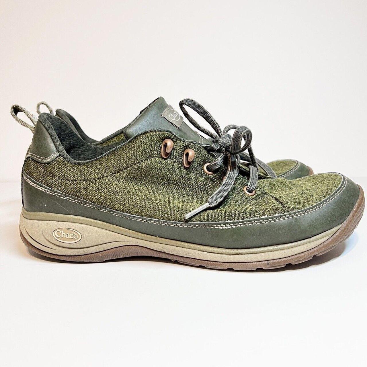 Chaco Kanarra Women s Green Lace Up Casual Sneakers. Depop