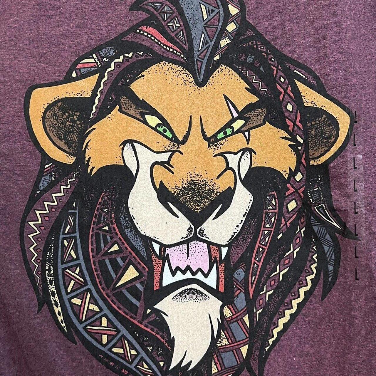 Disney Lion King Scar Evil Face T-Shirt 