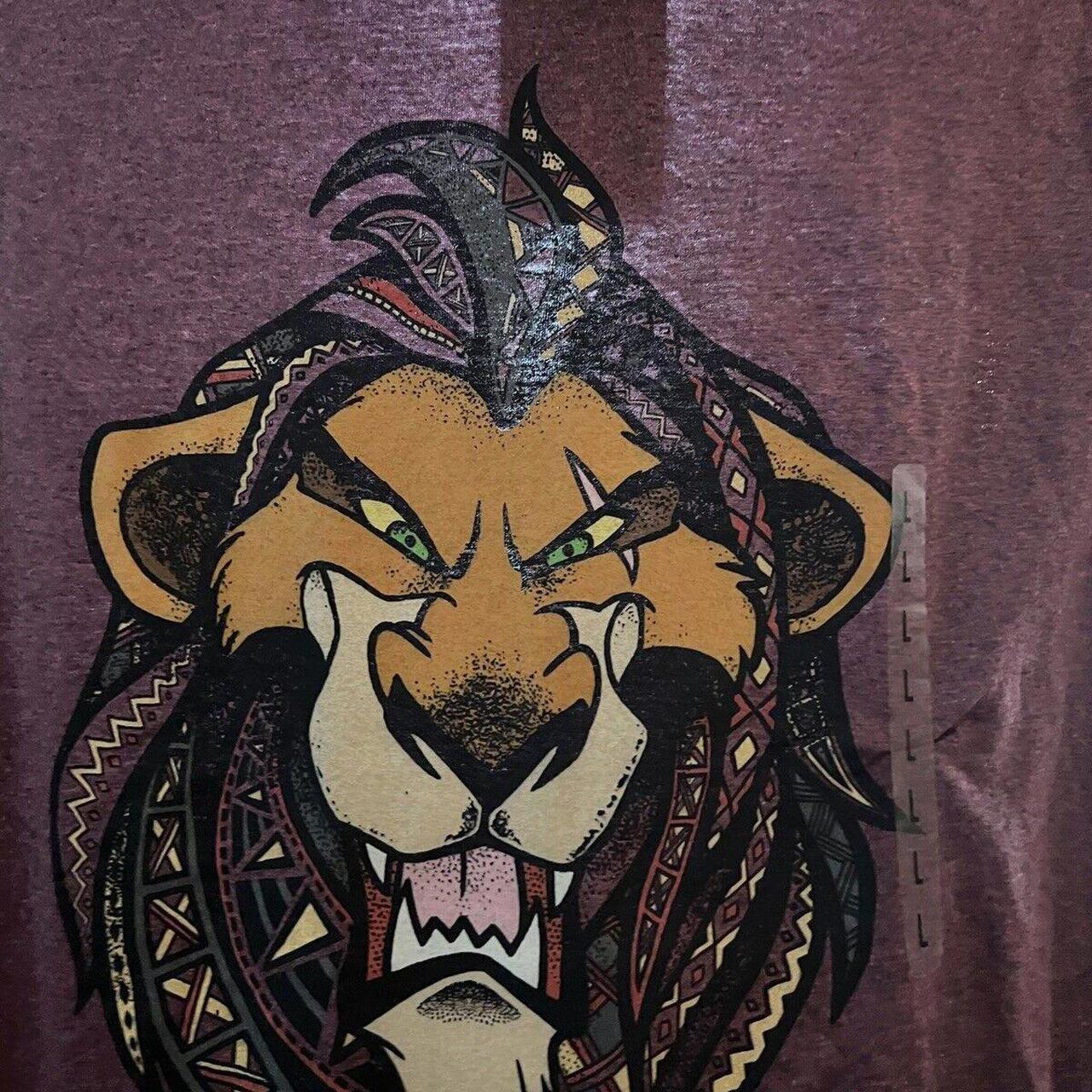 Disney Lion King Scar Evil Face T-Shirt 