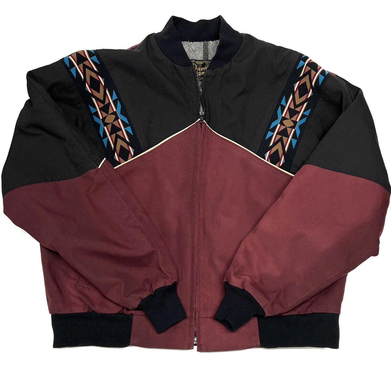 VTG DAVID JAMES Aztec Print Jacket Blanket