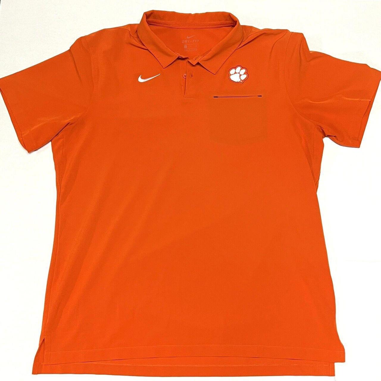 clemson dri fit polo