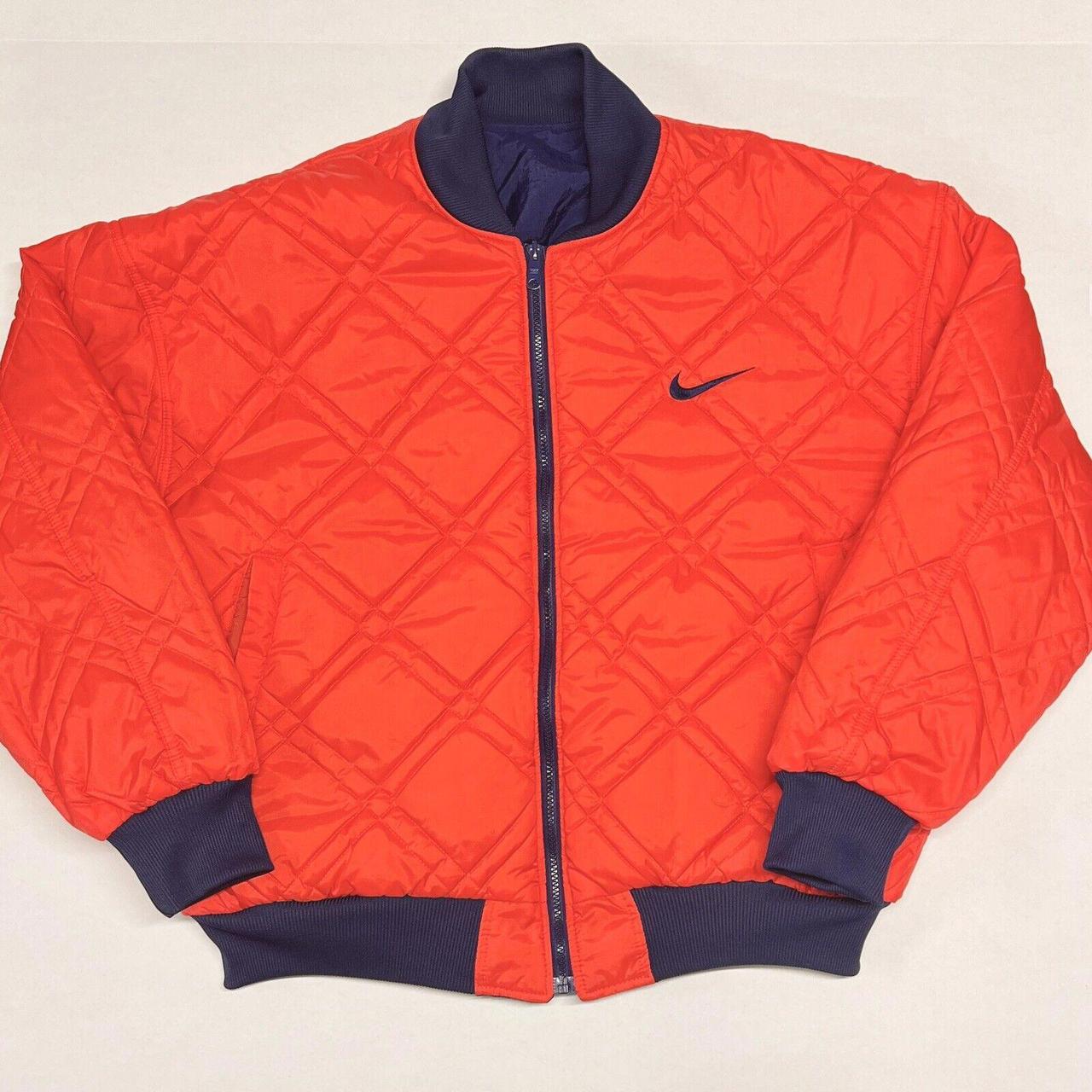 mens nike quilted bomber jacket