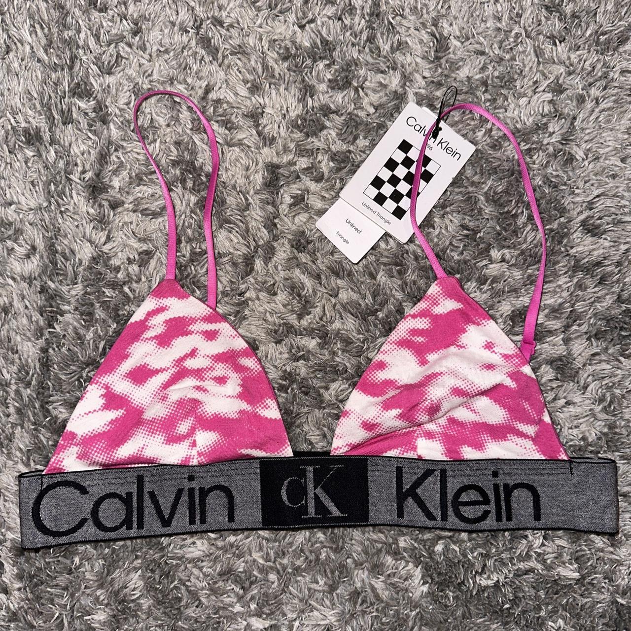 Calvin klein 2025 camo triangle bra