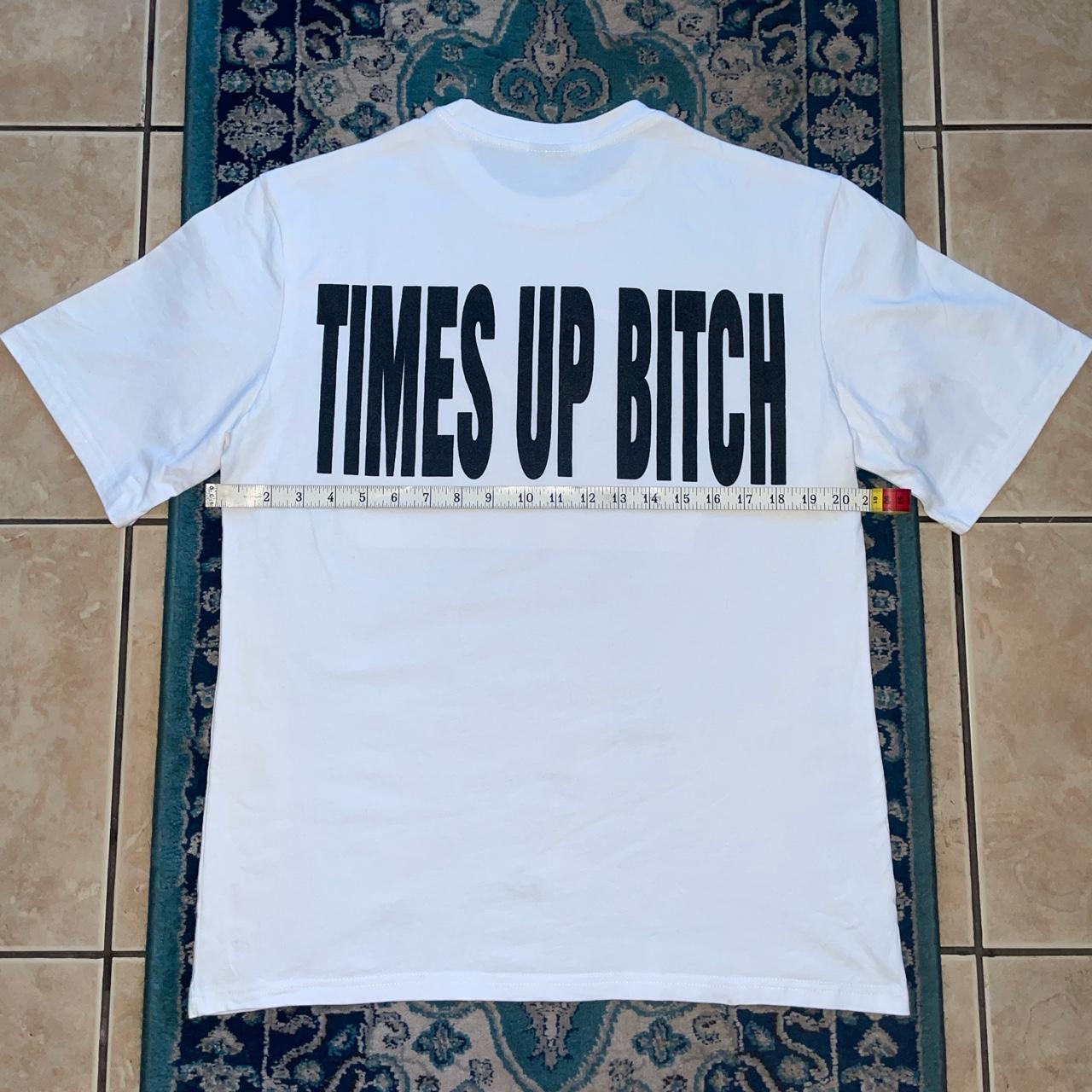 Corteiz “TIMES UP BITCH” Tee / Tshirt Medium... Depop