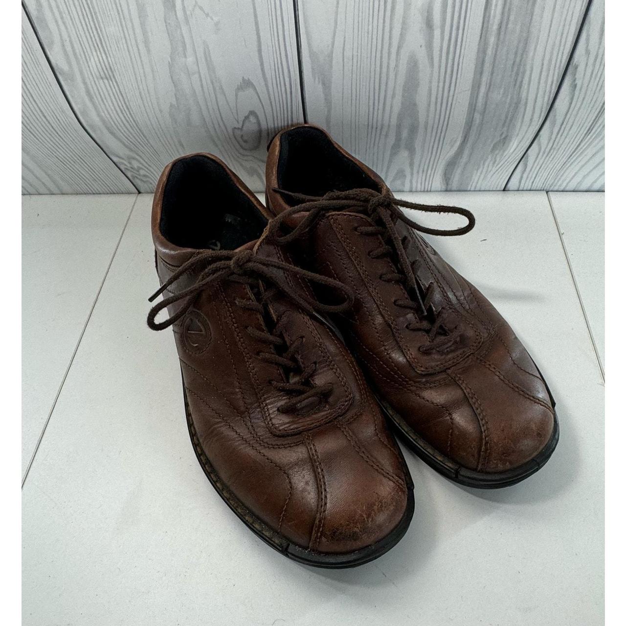 Ecco Neoflexor Mens Brown Lace Up Leather Oxford. Depop