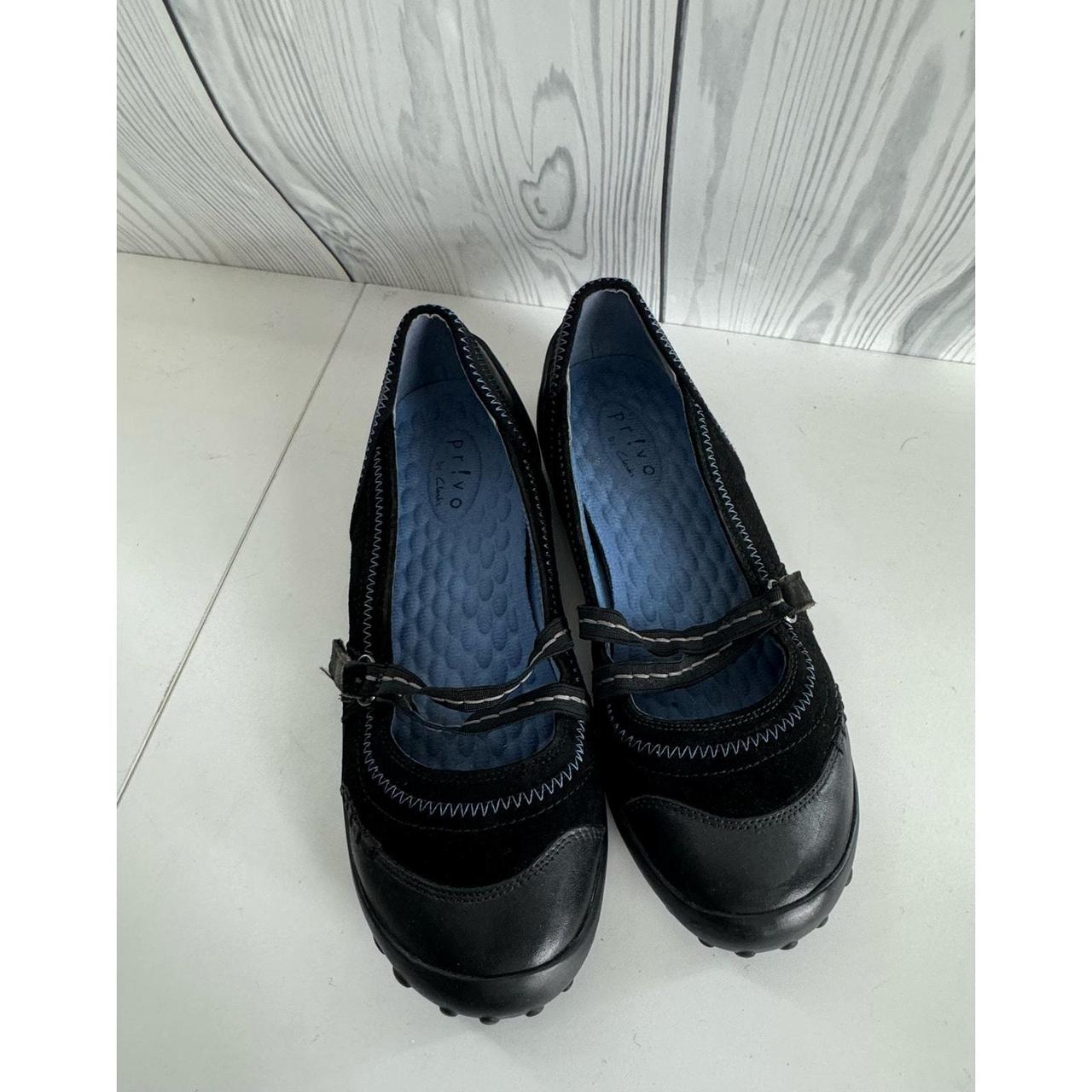 Privo By Clarks Mary Jane Comfort Stretchy Flat. Depop