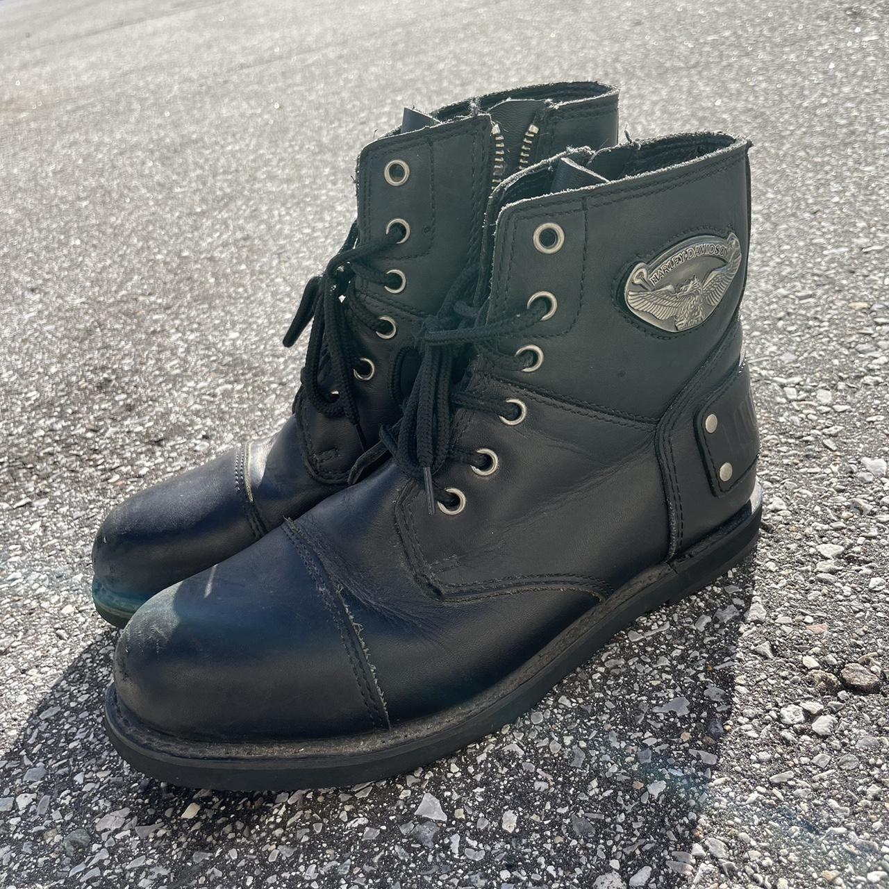 Vintage Harley Davidson Biker Boots 🚴 Little bit... - Depop