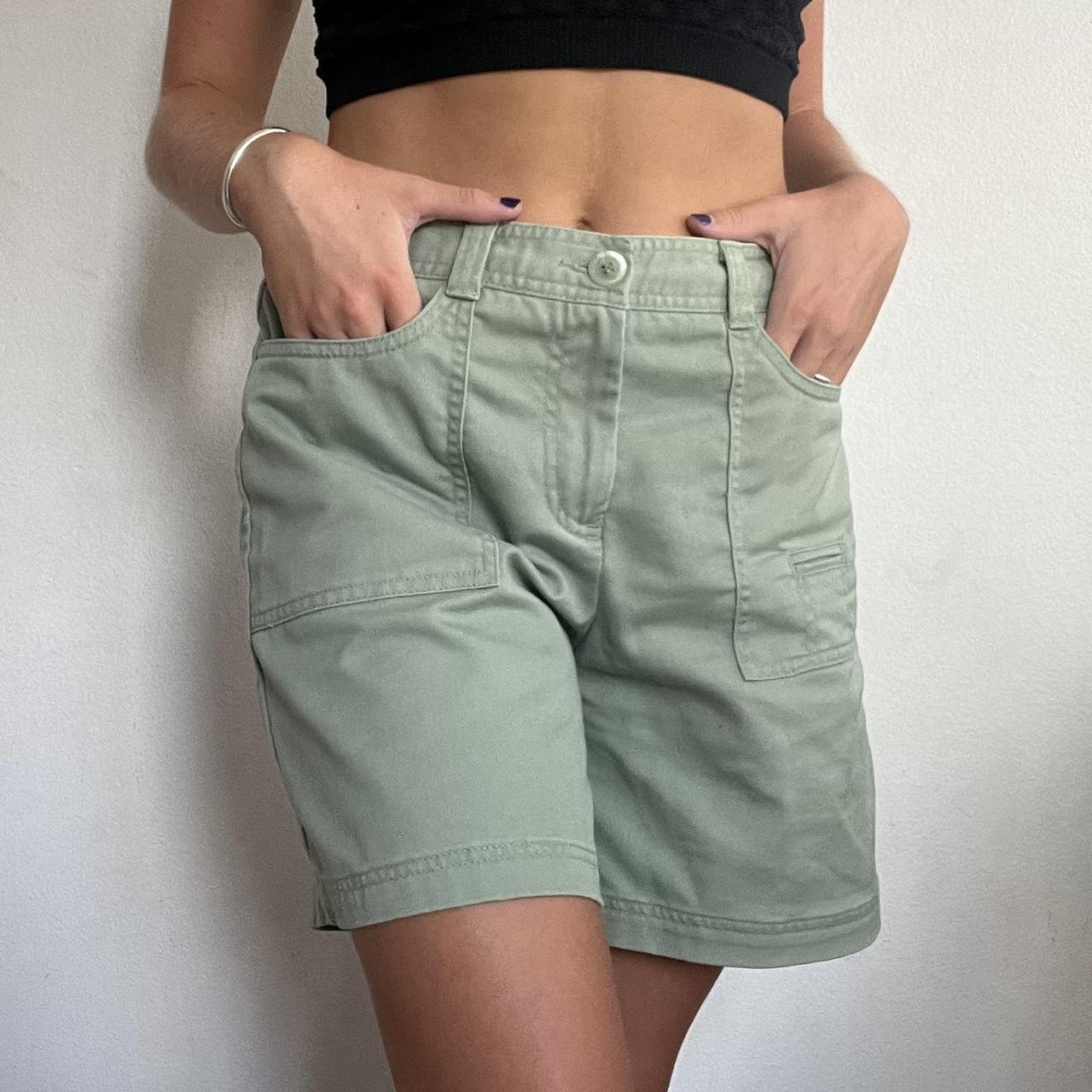 Dockers Womens Green Shorts Depop