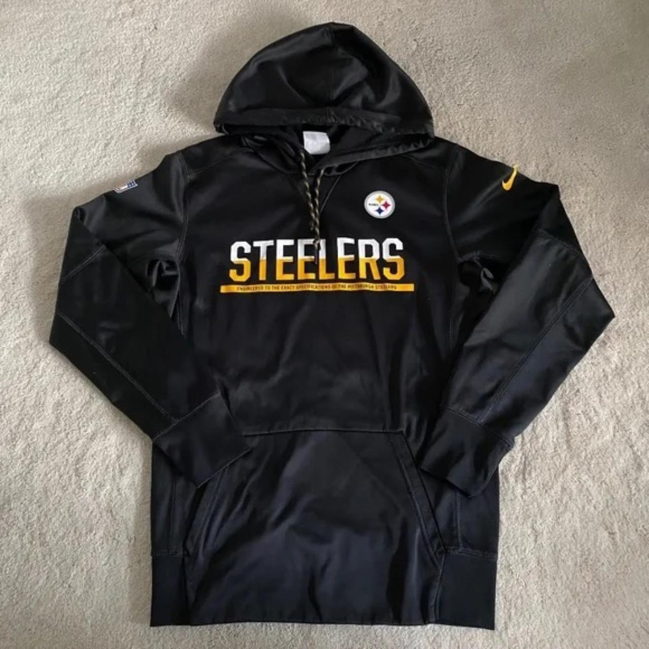 Pittsburgh Steelers Nike Therma Pullover Hoodie - Mens