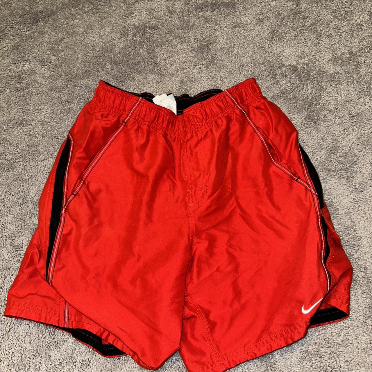 Red Nike Bathing suit Size: Small #nike - Depop