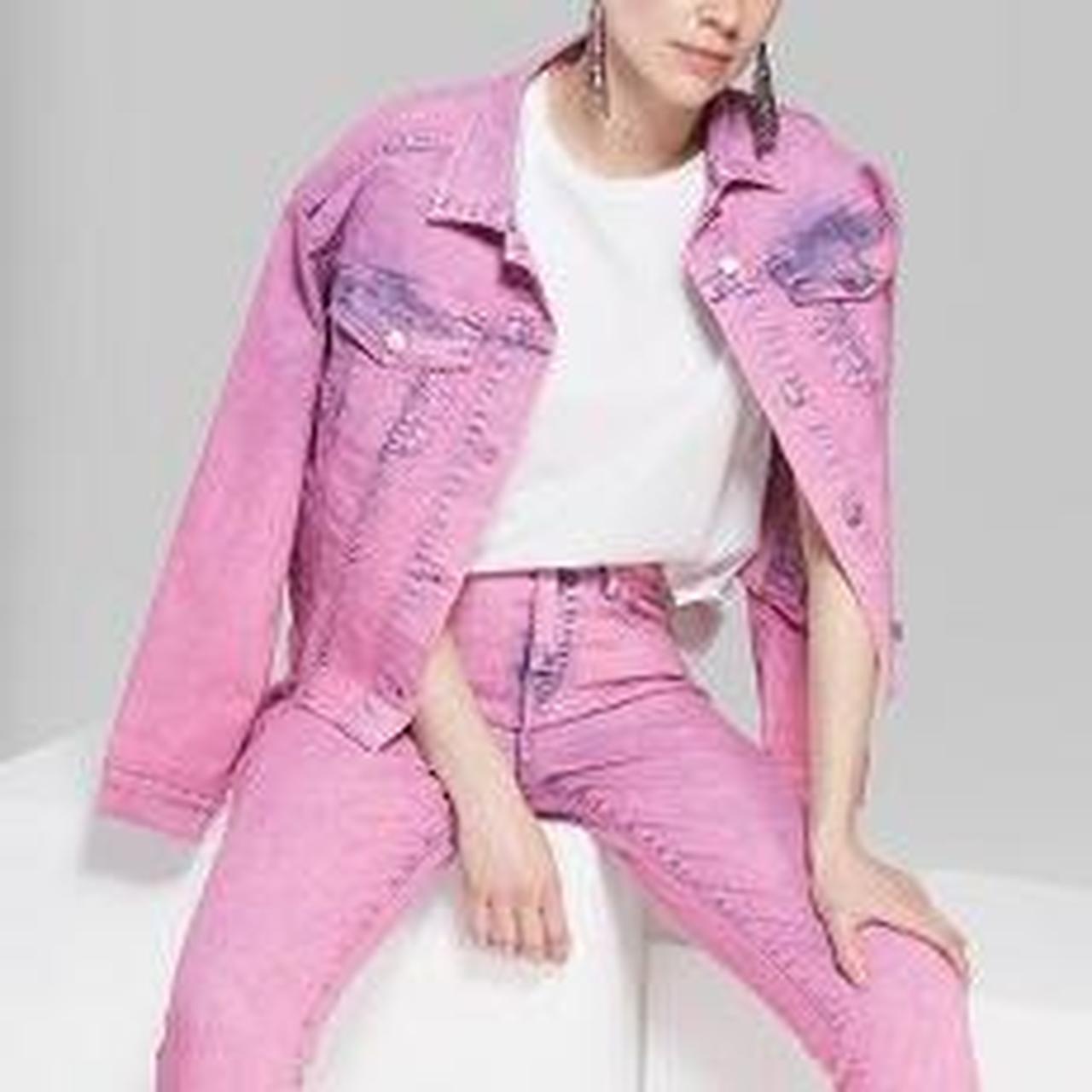 pink wild fable jacket - Depop