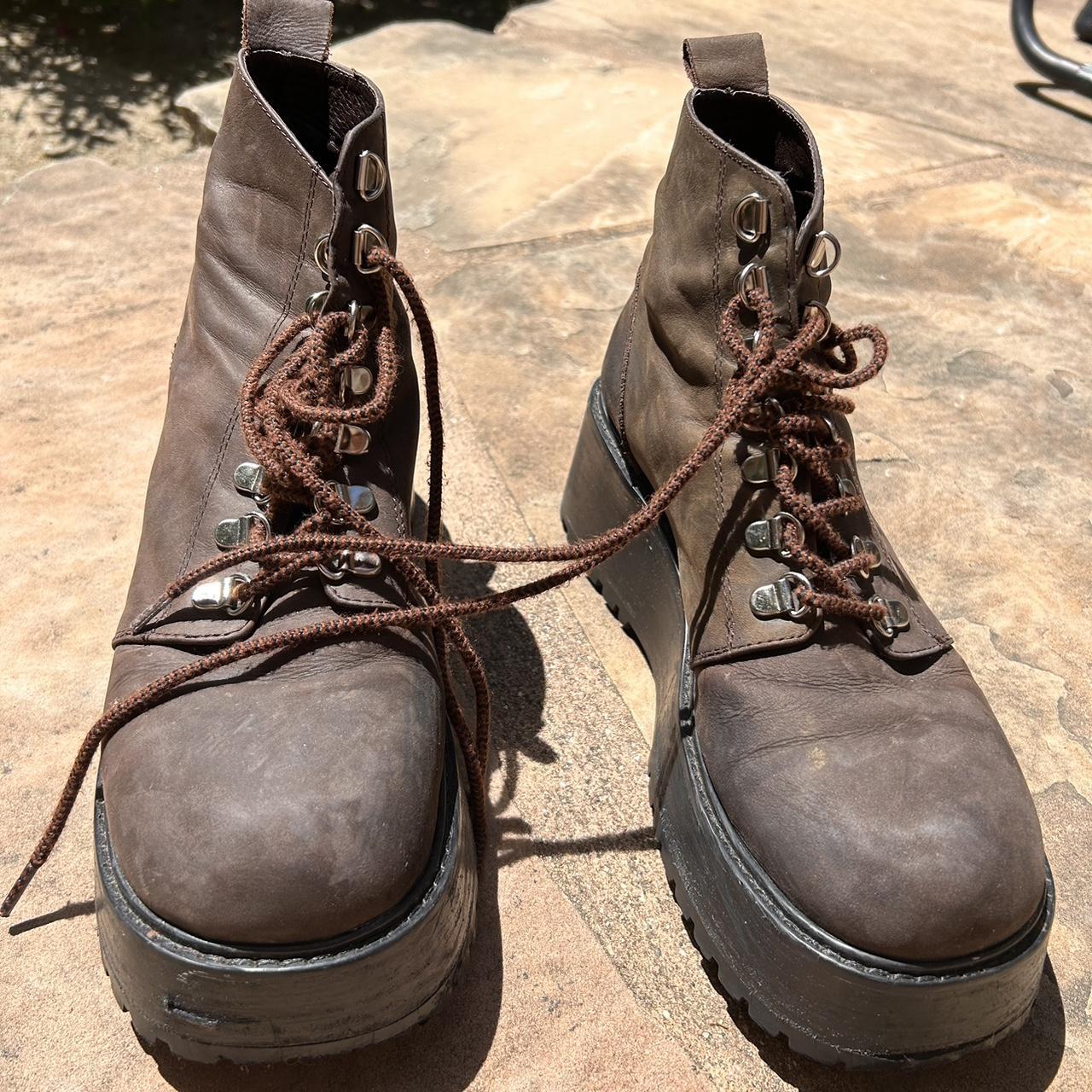 UNIF Orgo boot original price $198 - a little worn... - Depop
